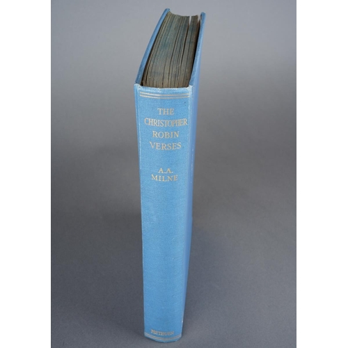 92 - Milne (Alan Alexander) The Christopher Robin Verses, 1st edition 1932, published by Methuen & Co Ltd... 