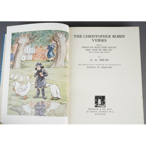 92 - Milne (Alan Alexander) The Christopher Robin Verses, 1st edition 1932, published by Methuen & Co Ltd... 