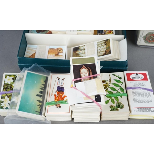97 - Five frames of vintage and reproduction cigarette cards, including Wills Our King and Queen,nostalgi... 