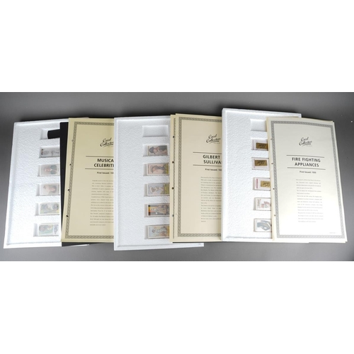 98 - Eighteen boxed Card Collectors Society sets of reproduction cigarette cars, comes with paper holders... 
