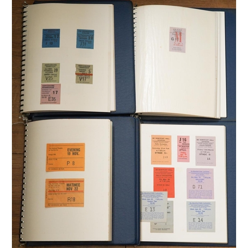 100 - A collection of Mid 20th Century English Theatre ticket stubs various productions including Pantomim... 