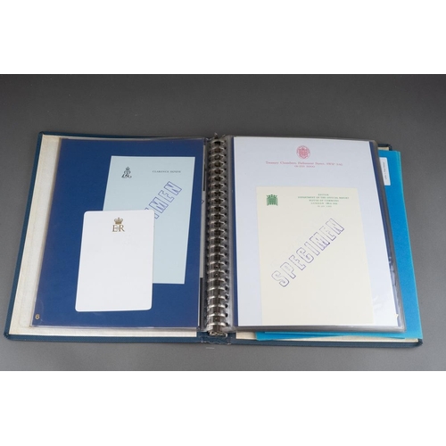 133 - A vintage Wiggins Teape Overseas Sales Prestige Stationery, no 50,  binder of stationery specimens i... 