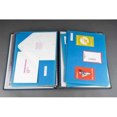 133 - A vintage Wiggins Teape Overseas Sales Prestige Stationery, no 50,  binder of stationery specimens i... 