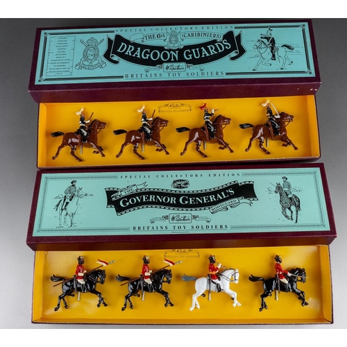 160 - Britains toy soldiers Special Collectors Edition of Dragon Guards and Governor Generals, boxed, neve... 
