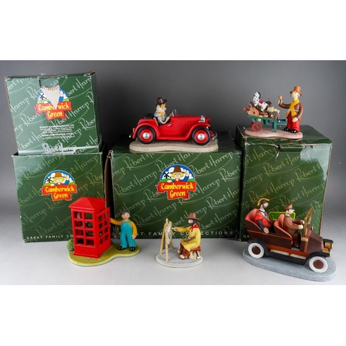 257 - Robert Harrop - 5 boxed figures from The Camberwick Green Collection comprising Mollys car ( limited... 