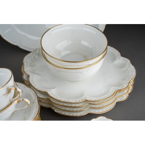 352 - A Haviland & Co Limoges mainly pattern 553 part dinner service, retailed by H G Stevenson Manchester... 