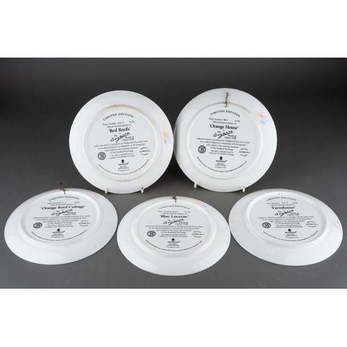 354 - A set of five Limited Edition Wedgwood 