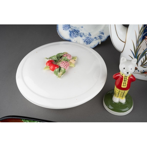 369 - A Royal Crown Derby Rutland Coffee Pot and Tea Pot, red factory stamps, both 2nd quality together wi... 