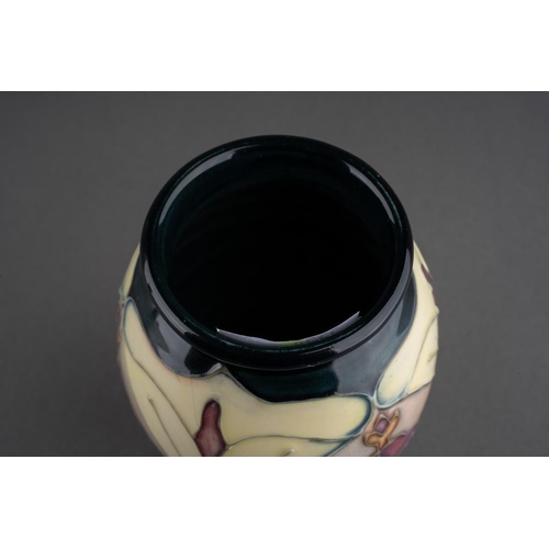 370 - A Moorcroft Foxglove vase designed by Sally Tuffin, impressed and gilt marks, approx 10.5cm high [1]