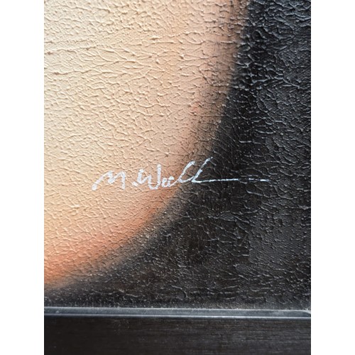 542 - M. Wall after Peter Smith, copy of You Will Never Walk Alone, acrylic on canvas, signed lower right,... 