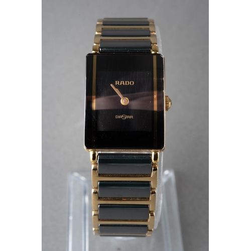 591 - A ladies RADO 'DiaStar' wristwatch. The dial signed 'Rado DiaStar', case back signed Rado and stampe... 