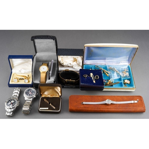 604 - Collection of watches to include boxed Christin Lars with a certificate, boxed Accurist, Ultimate Ch... 