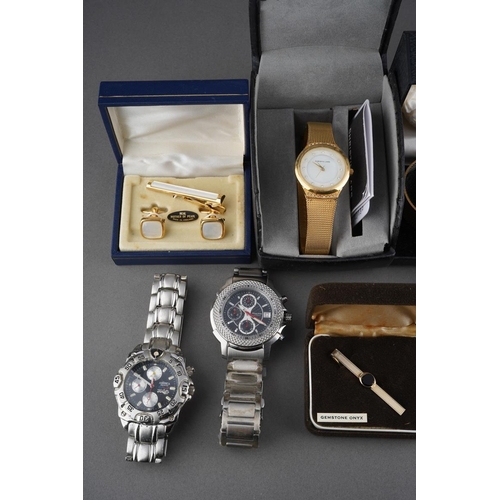 604 - Collection of watches to include boxed Christin Lars with a certificate, boxed Accurist, Ultimate Ch... 