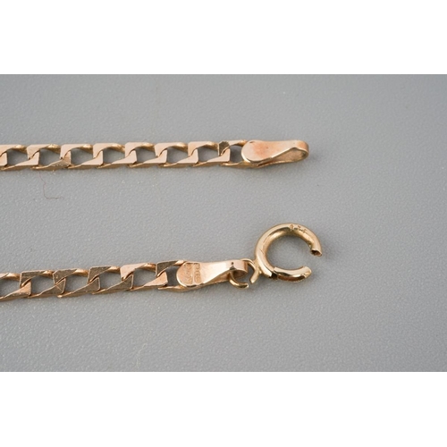 785 - A 9ct gold topaz and diamond pendant with chain. The coated topaz with diamond accent detail, hallma... 