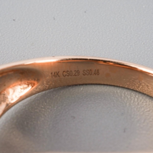 821 - A diamond dress ring. The principal 'Crown Of Light' diamond, measuring approx 3.7mm diameter, to th... 