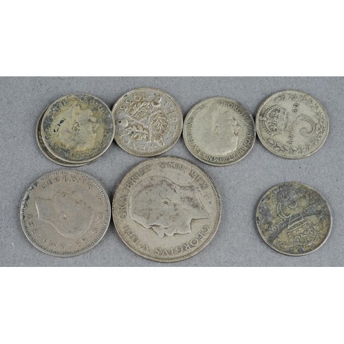 687 - Collection of Mix of UK & foriegn coins to include pre 1947 silver coins (16.5g approx), pre 1920 si... 