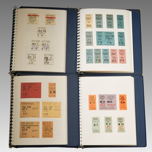 100 - A collection of Mid 20th Century English Theatre ticket stubs various productions including Pantomim... 