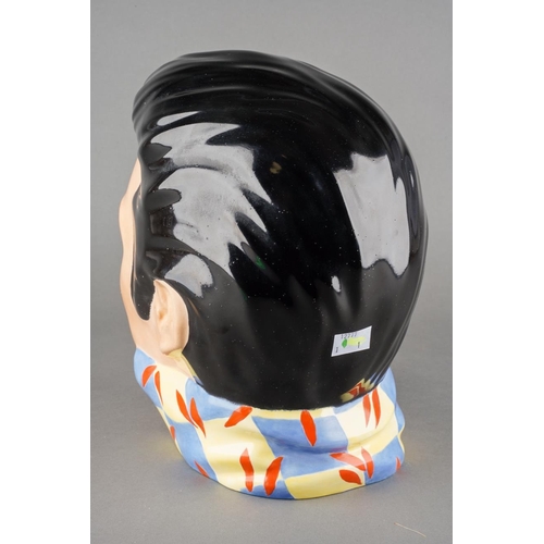 3 - A Flesh Pots (Stoke-on-Trent) bust of Elvis Presley, life size, factory stamp to underside and numbe... 
