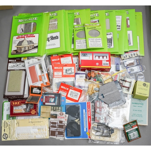 One box of a collection of 00 Gauge Model Cardboard Kits to include ...