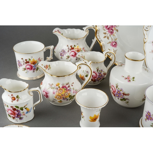 21 - A collection of Royal Crown Derby Posies pattern tea wares and trinkets to include teapot, plates, v... 