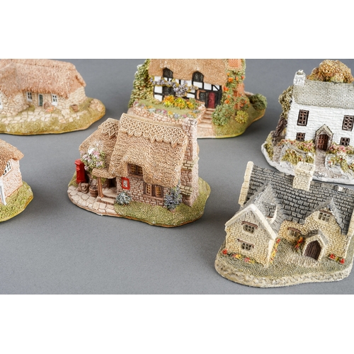 56 - Five loose Lilliput Lane cottages to include Marigold Meadow, Culloden Cottage, Penny Pot, Breacon B... 