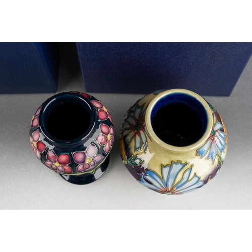 71 - A Moorcroft Chicory [Herb Collection] vase, 35/3, 2000 date cypher, printed and painted marks, appro... 