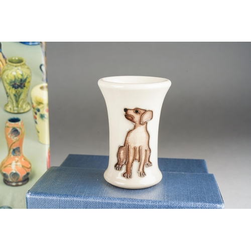 74 - A collection of Moorcroft to include: Bramble mug, 2012 date cypher, printed and painted marks, boxe... 