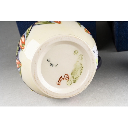 78 - A Moorcroft Prairie Summer vase [364/5], designed by Rachel Bishop, 2004 date cypher, printed and pa... 