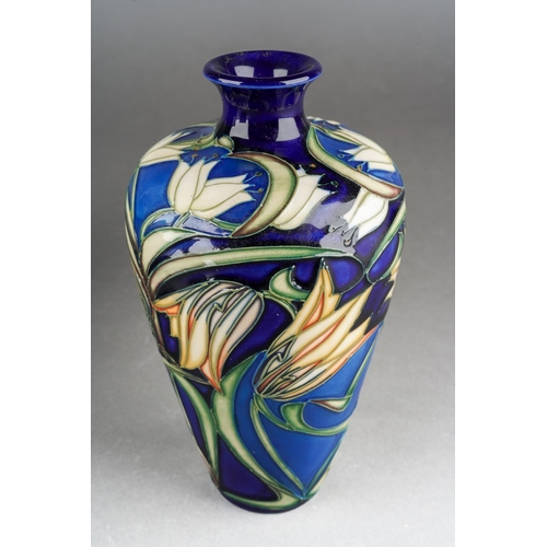 82 - A Moorcroft Loch Hope vase, designed by Philip Gibson, 2005 date cypher, printed and painted marks, ... 