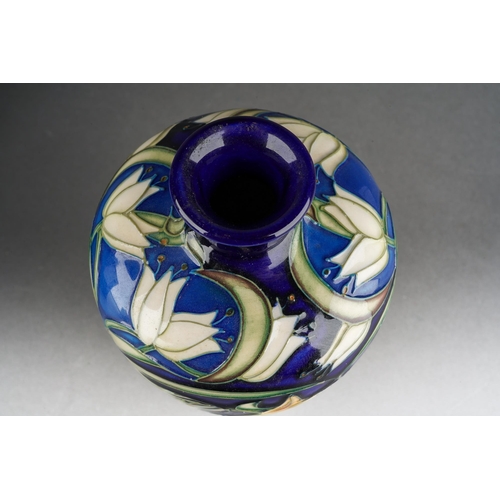 82 - A Moorcroft Loch Hope vase, designed by Philip Gibson, 2005 date cypher, printed and painted marks, ... 