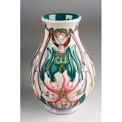83 - A Moorcroft Blakeney vase, designed by Sarah Brummell, 2002 date cypher, impressed and painted marks... 