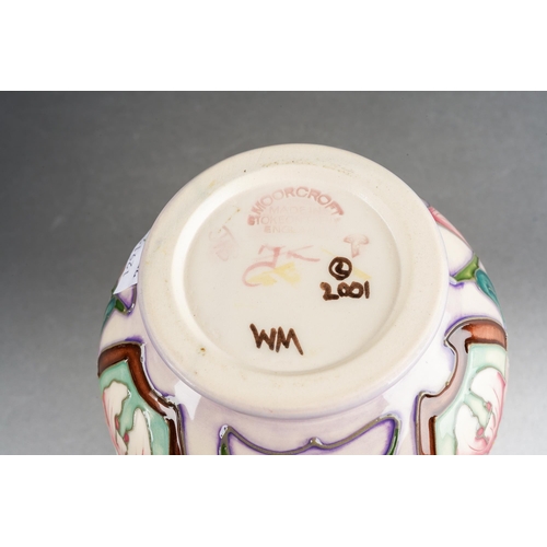 83 - A Moorcroft Blakeney vase, designed by Sarah Brummell, 2002 date cypher, impressed and painted marks... 