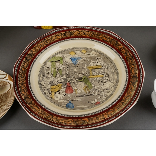 86 - Assorted ceramics including Mason's Mandalay dinner plate, a pair of Grindley Creampetal Berkeley tu... 