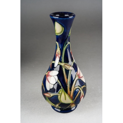 88 - A Moorcroft Wood Sorrel vase, designed by Emma Bossons, shape 80/6, 2001 date cypher, printed and pa... 