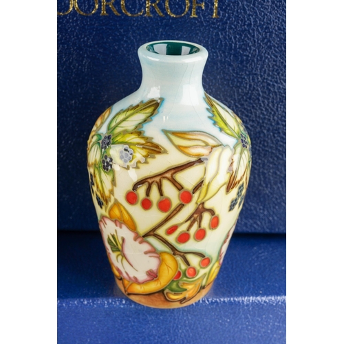 90 - A collection of four Moorcroft posy vases The Four Seasons 