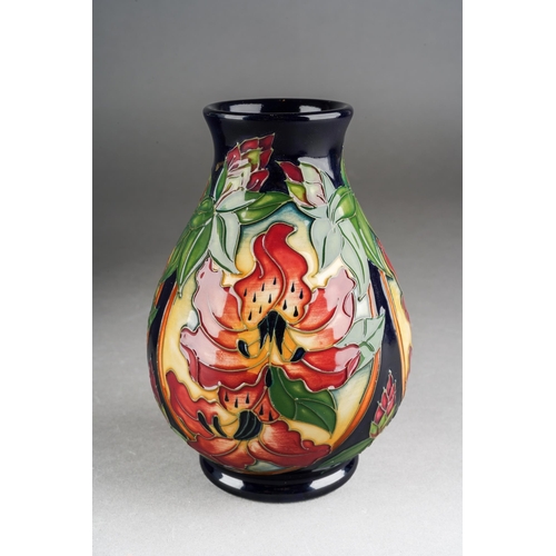 95 - A Moorcroft Amberslade [New Forest Collection] baluster vase, designed by Rachel Bishop, 2008 date c... 