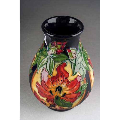 95 - A Moorcroft Amberslade [New Forest Collection] baluster vase, designed by Rachel Bishop, 2008 date c... 
