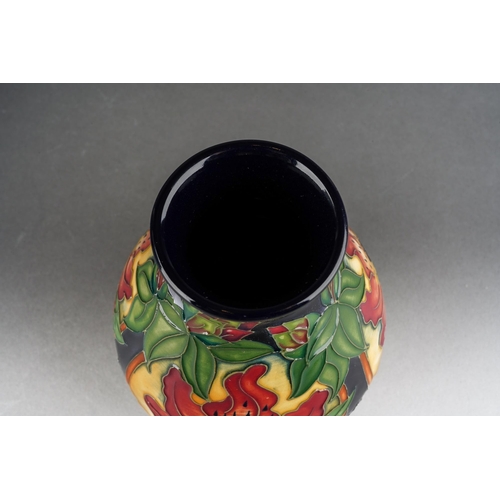 95 - A Moorcroft Amberslade [New Forest Collection] baluster vase, designed by Rachel Bishop, 2008 date c... 