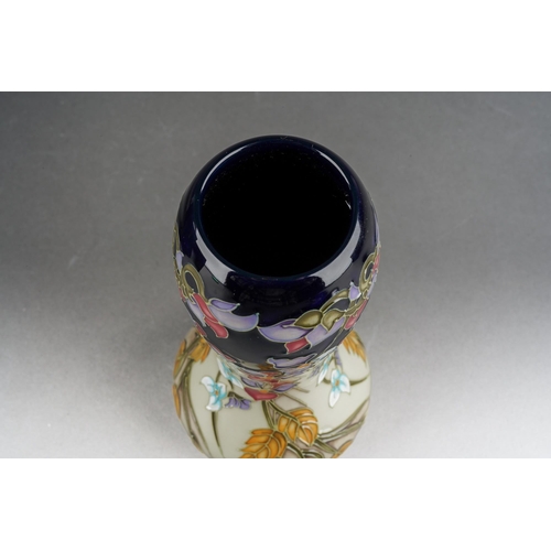 102 - A Moorcroft Fit for a Queen vase, designed by Emma Bossons, released 2010, printed and painted marks... 