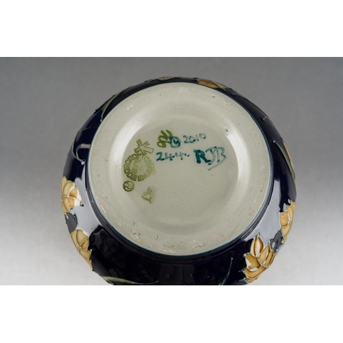 102 - A Moorcroft Fit for a Queen vase, designed by Emma Bossons, released 2010, printed and painted marks... 