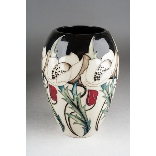 108 - A Moorcroft Talwin vase, designed by Nicola Slaney, released 2014, painted and printed marks, approx... 
