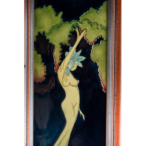 109 - A Moorcroft Wood Nymph wall plaque, designed by Kerry Goodwin, limited edition 147/150,  2009 date c... 