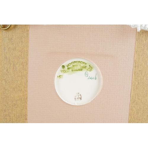 110 - A Moorcroft Daisy the Cat plaque, designed by Rachel Bishop, incised 2017 date cypher, painted and p... 