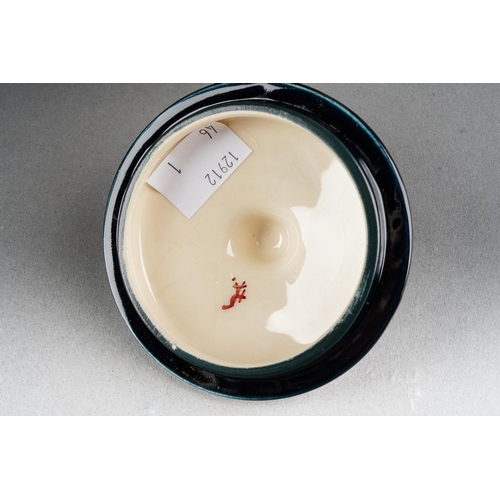 116 - A Moorcroft Scintilla jar and cover, released 2002, printed and painted marks, approx 15cm tall,