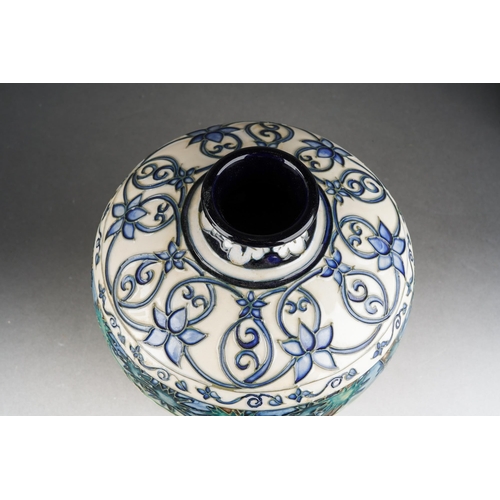 120 - A Moorcroft Kerala vase decorated with Elephants, designed by Beverley Wilkes, limited edition 55/40... 