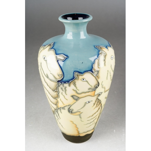 122 - A Moorcroft Fowlers Farmyard Sheep, designed by Kerry Goodwin, 2010 date code cypher, printed and pa... 