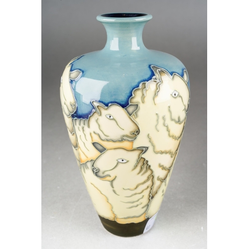 122 - A Moorcroft Fowlers Farmyard Sheep, designed by Kerry Goodwin, 2010 date code cypher, printed and pa... 