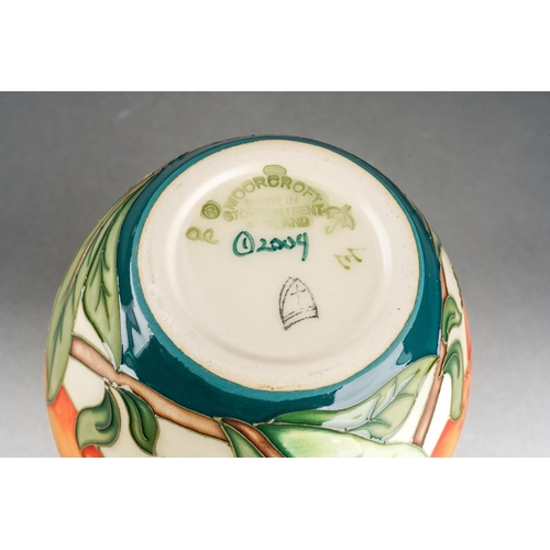 123 - A Moorcroft Oranges Blossom vase, designed by Rachel Bishop, 2010 date cypher, printed and painted m... 