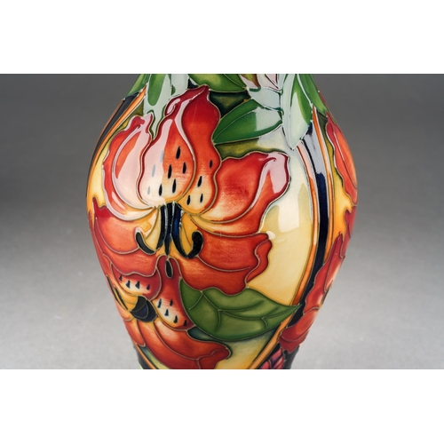 125 - A Moorcroft Amberslade baluster vase, designed by Rachel Bishop, printed and painted number, titled ... 