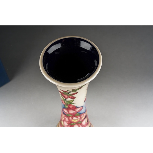 132 - A Moorcroft Illumination trumpet shaped vase, designed by Rachel Bishop, limited edition 27/100, 201... 